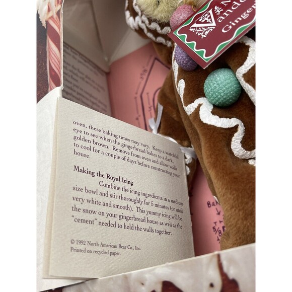 Muffy VanderBear Ginger Bear NABCO 1992 Limited Edition 8” Plush Stuffed Animal - Picture 10 of 16